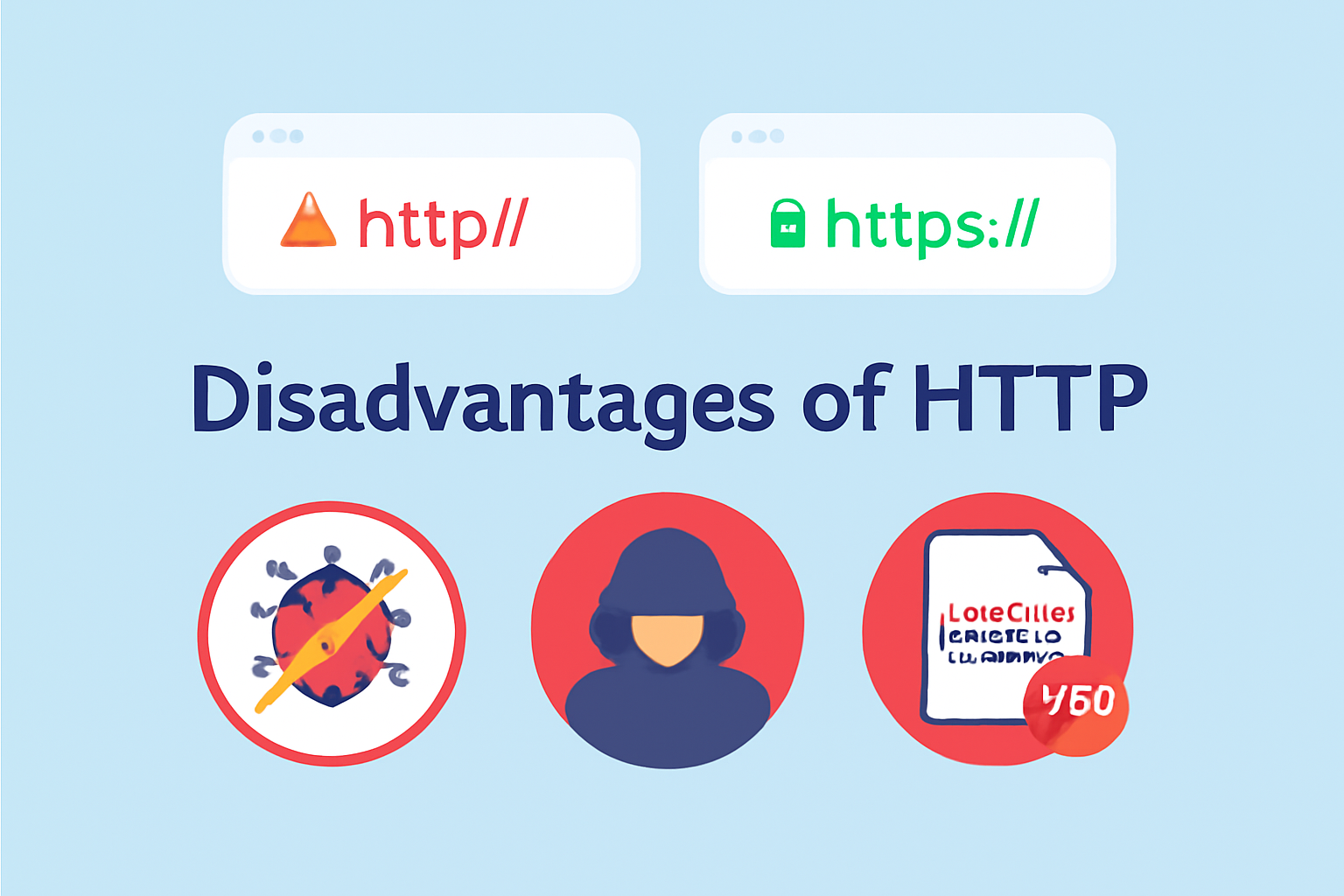 مزایا و معایب برخورداری از http و https