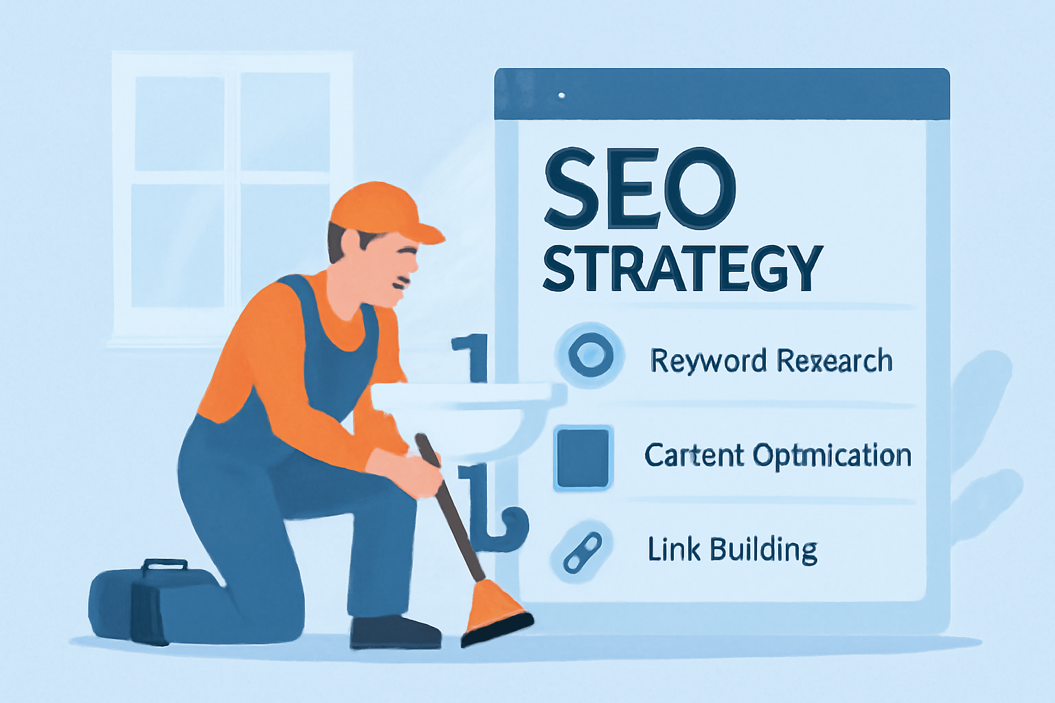 استراتژی سئو برای سایت لوله بازکنی چگونه است ؟