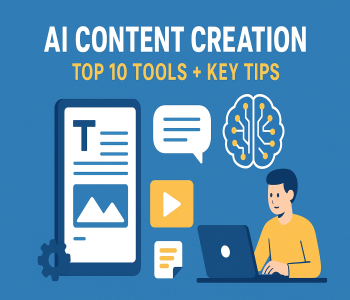 تولید محتوا با هوش مصنوعی معرفی 10 ابزار برتر + نکات مهم