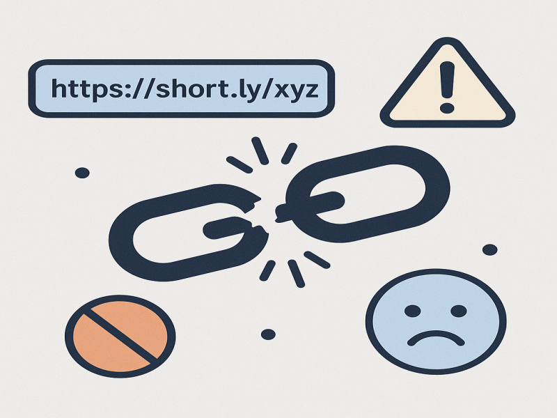 معایب استفاده از کوتاه کننده لینک URL