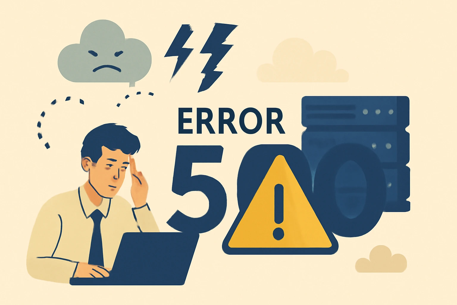 چرا ارور 500 در سایت رخ می دهد ؟ دلیل خطای 500