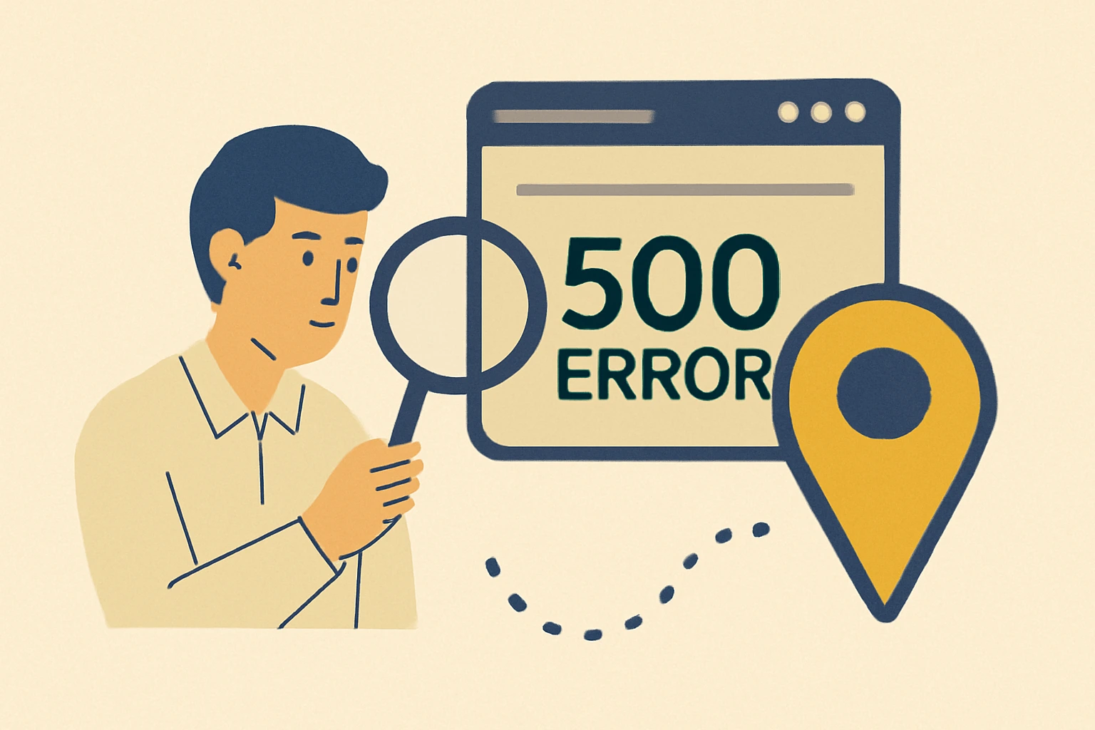 چطور بفهمیم که کدام صفحات از سایت دارای خطای 500 هستند ؟