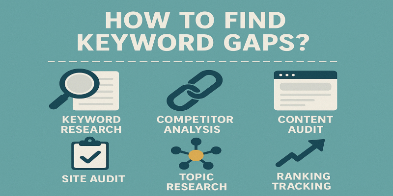 از چه روش هایی می توان کیورد گپ ها را پیدا کرد ؟