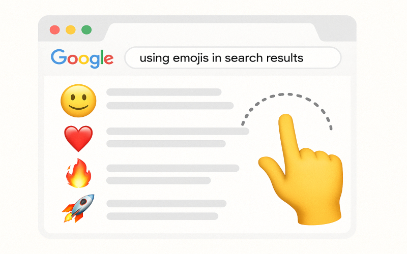 استفاده از ایموجی ها در نتایج جستجو گوگل