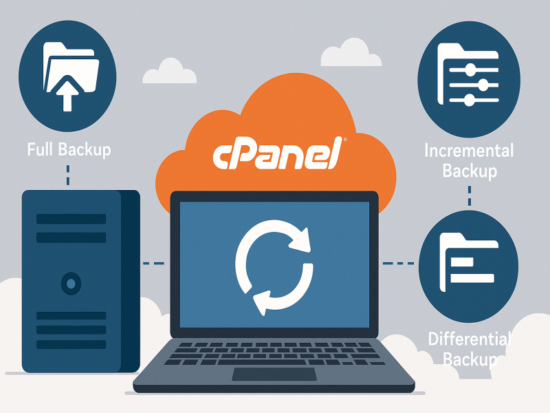 انواع بکاپ گیری در سی پنل