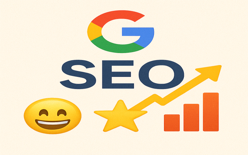 تاثیر ایموجی ها در سئو و رتبه بندی سایت در گوگل