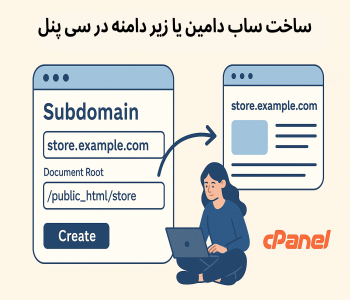 ساخت ساب دامین یا زیر دامنه در سی پنل+آموزش تصویری Subdomain