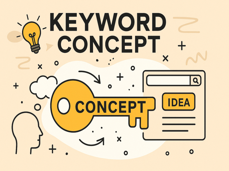 کانسپت کلمه کلیدی چیست؟ + مثال کلمه کلیدی هم کانسپت