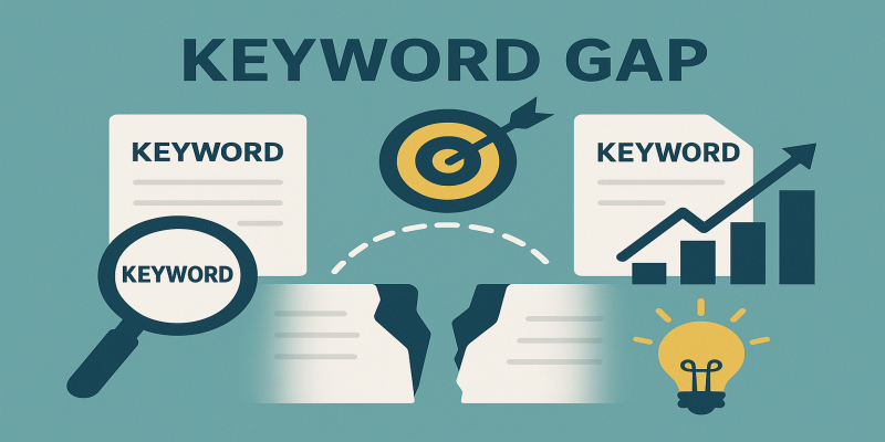 کیورد گپ یا keyword Gap (شکاف کلمه کلیدی) چیست ؟