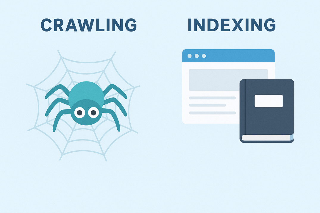 crawling و indexing چه تفاوتی با هم دارند ؟