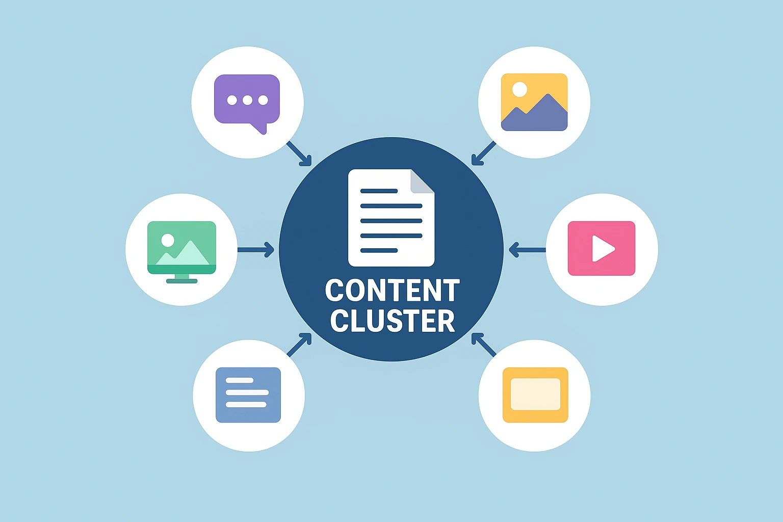 تولید محتوای خوشه ای (Content Cluster) چیست ؟