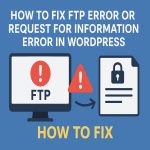 رفع خطای FTP یا درخواست اطلاعات در وردپرس+آموزش رفع خطا