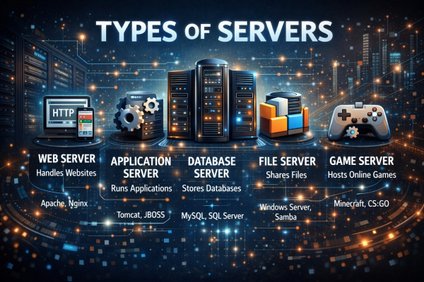 انواع سرور ها 