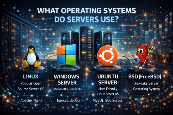 سرور ها چه سیستم عامل هایی دارند؟